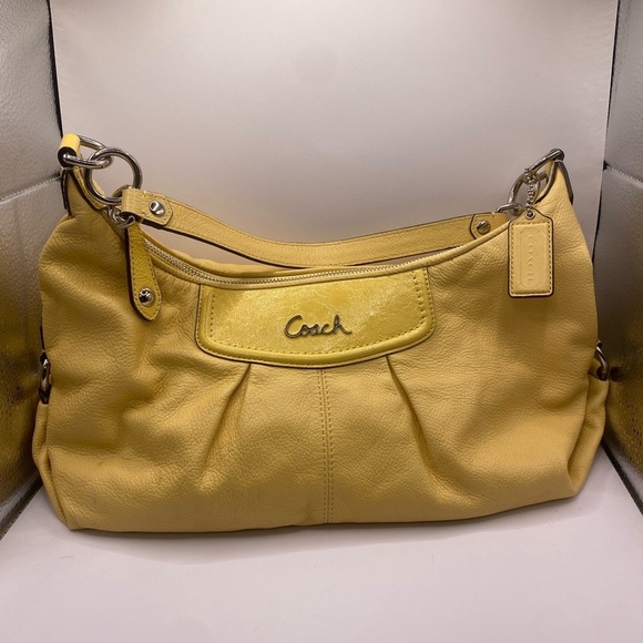 Coach Sunny Yellow Hobo Bag - Picture 1 of 8